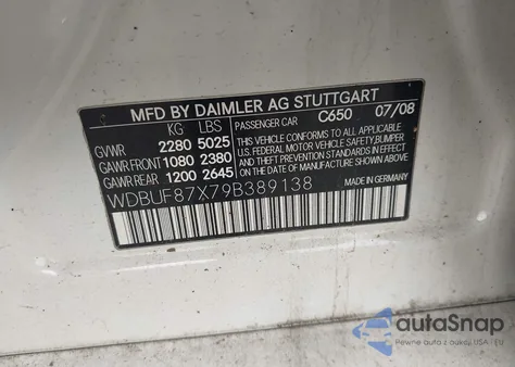 2009 Mercedes-Benz E 350 4Matic z USA, uszkodzony, nr VIN WDBUF87X79B389138